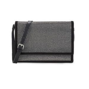 NWT Badgely Mischka Crystal Embellished Microsuede Crossbody Bag stylish